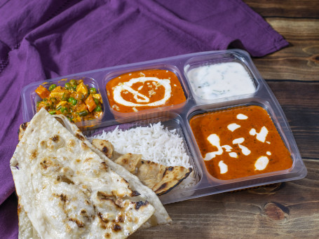 Special Vvip Thali (Dal Makhani 2 Varieties Of F Special Paneer Special Rice Salad 3 Butter Roti Mango Juice)