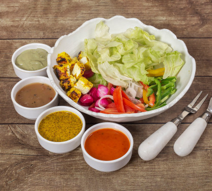 Paneer Tikka Veggie Salad