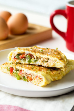 Masala Omelette (4 Eggs)