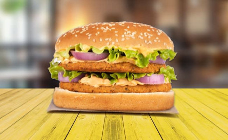 Pui Statele Unite Ale Punjabului Double Patty Burger
