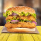 Big Chrupiący Podwójny Patty Burger Z Kurczakiem