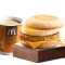 Egg Sausage Mcmuffin With Beverage
