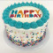 Happy Birthday Fiesta Froyo Cake