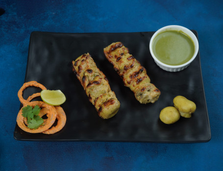 Bharwan Mushroom Malai Tikka 8 Pcs) Per Plate)