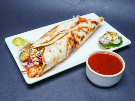 Double Paneer Bhurji Kathi Roll