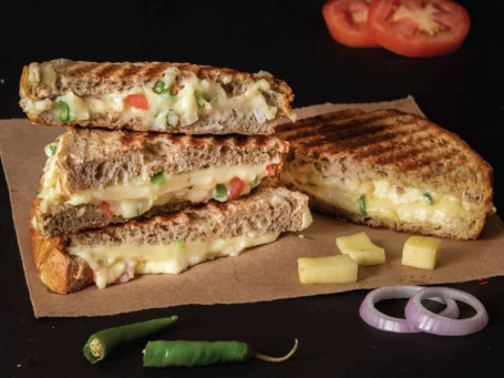 Cheese Melt Paneer Grilled Sandwich