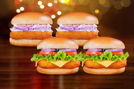 2 Crispy Chicken Burger 2 Bbq Chicken Burger