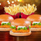 3 Paneer Delight Burger+ 2 Fries (M)