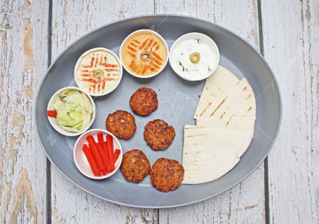 Open Falafel Platter