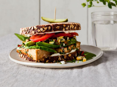 Thai Veggie Crunch Tofu Sandwich