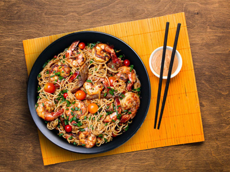 Sea Love Shrimp Paprika Spaghetti