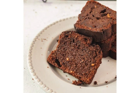 Mocha Hazelnut Tea Cake Slice