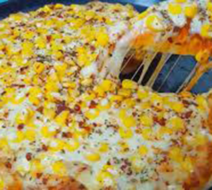 8 Extra Cheese Corn Pizza