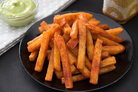 Masala Fries With Peri Peri Sauce