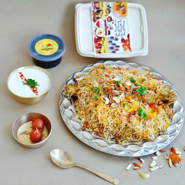 Sheeren Shahi Chicken Briyani Serves 1]