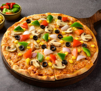 Indian Fresh Veggie Pizza