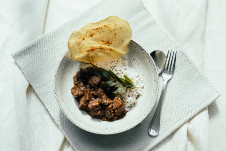 Lamb Rogan Josh With Basmati Rice Per Serve