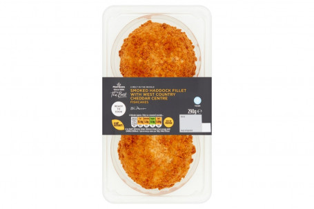 Morrisons The Best Saucy Smoked Haddock Davidstow Cheddar Fishcakes