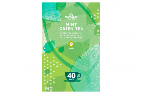 Morrisons Hint of Mint Green Tea