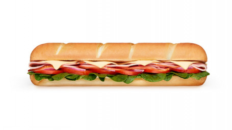 Ham, Tomato And Cheese Subway Breakfast Footlong