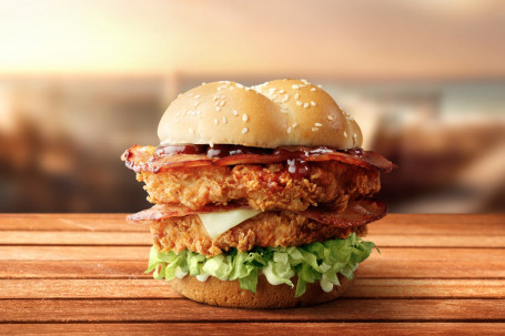 Originele Bbq Bacon Stacker Burger