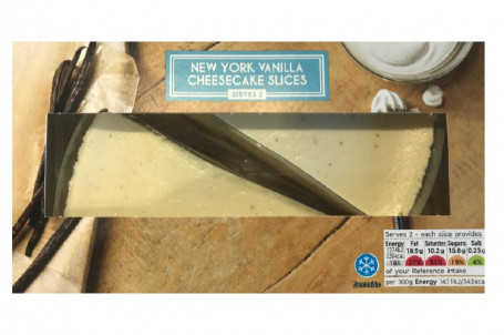 M S New York Vanilla Cheesecake Slices