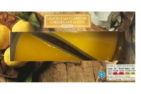 M S Lemon And Mascarpone Cheesecake Slices