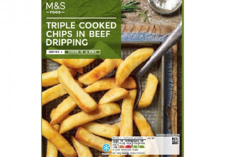 M S Triple Cooked Chips In Beef Dripping