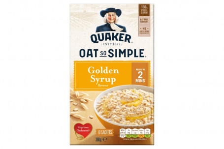 Quaker Oat So Simple Golden Syrup Porridge Sachets Pack