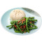 Wok Tossed French Bean And Spicy Pork Mince On Rice