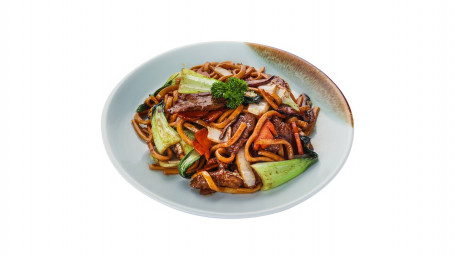 Shanghai Style Fried Noodle With Pork