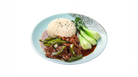 Beef And Capsicum With Rice