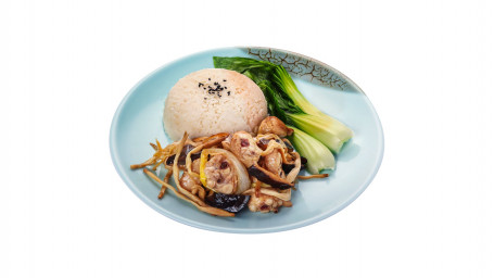 Mushroom Chicken On Rice