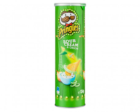 Pringles Chips Creme Fraiche Og Løg