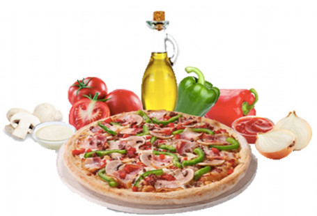 Pizza A Tu Gusto Con Base De Salsa De Tomate
