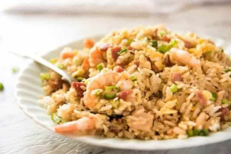 Fish Chilly Garlic Fried Rice