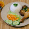 Crispy Chicken With Steam Rice