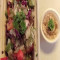Lebanese Fattoush Salad With Hummus