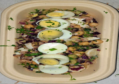 Mediterranean Chickpea Egg Salad