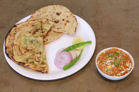 Paneer Butter Masala 2 Pcs Laccha Paratha