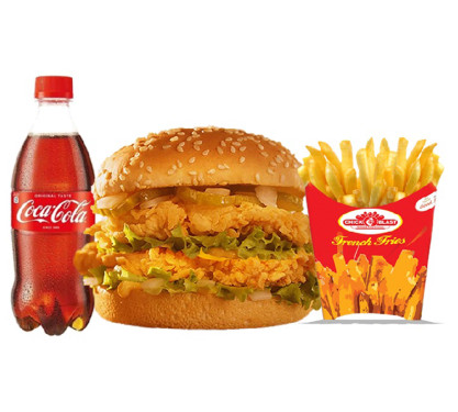 Chicken Tower Burger Combo-A