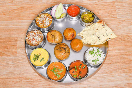 Rajasthani Dal Baati Churma Thali