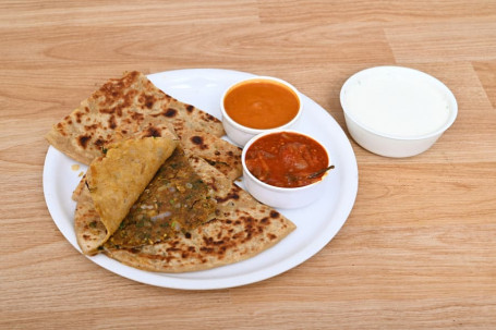 Besan Pyaaz Paratha