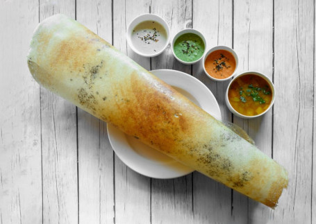 Ghee Roast Pepper Garlic Dosa