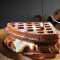 Triple Chocolate Belgian Waffle With Vanilla Havmor Ice Cream