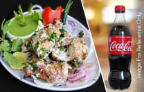 Amul Chicken Tikka 6 Pcs Coke 250 Ml