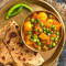 Aloo Matar Sabzi (Half) 3 Lache Paratha