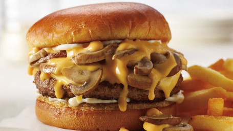 Mushroom Cheesemania Burger Limited Time Only