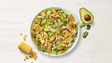 Southwest Chile Lime Ranch Salad With Chicken