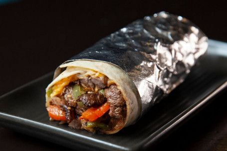 Philly Cheesesteak-Burrito